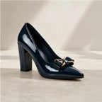 Briony Bow Pumps - Ink - female - Brondals - Image 4