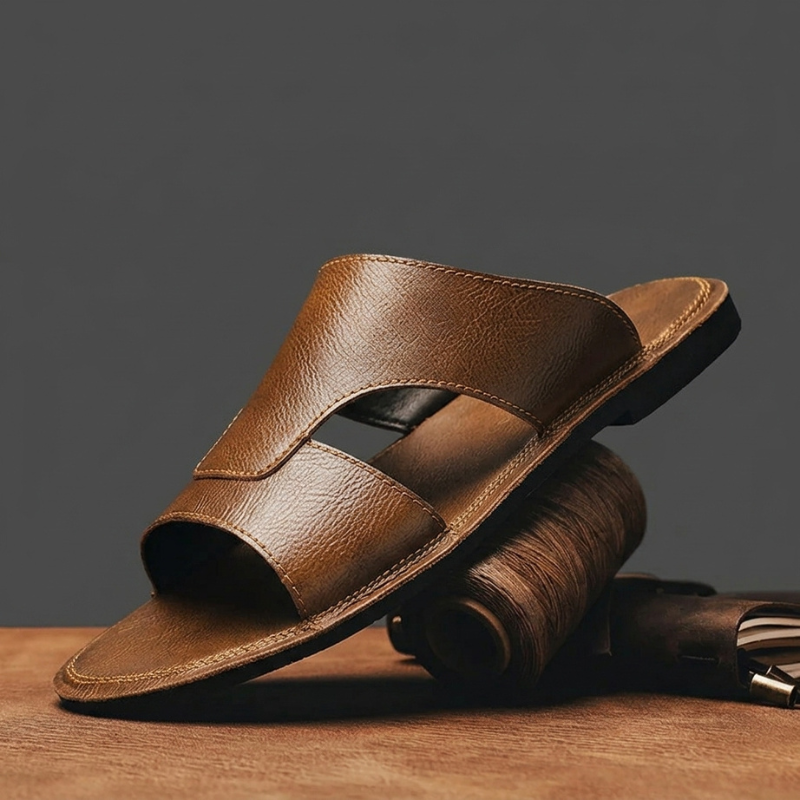 Marco Devani Genuine Leather Sandals - Shoes - Brondals - Image 1