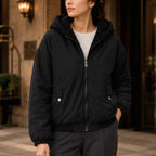 Bronte Women's Fleece-Lined Zip Jacket - Black - Women's Clothing > Outerwear > Hooded Jackets - Brondals - Image 1