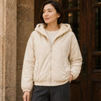 Bronte Women's Fleece-Lined Zip Jacket - Beige - Women's Clothing > Outerwear > Hooded Jackets - Brondals - Image 1