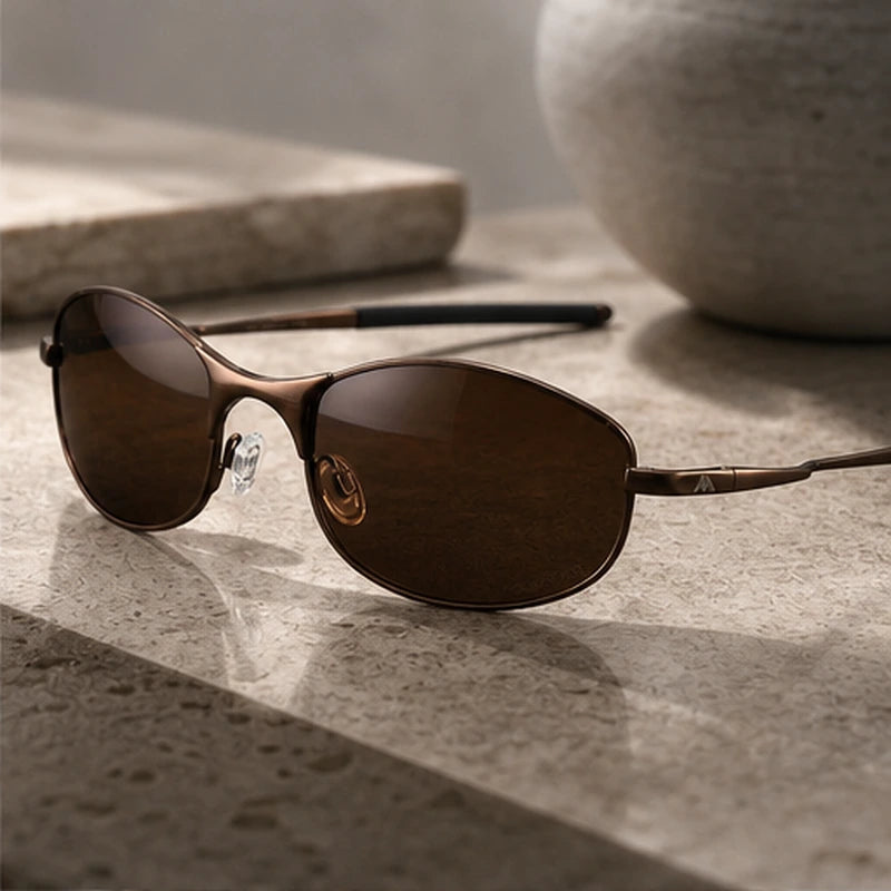 Ridgeline Polarized Sport Sunglasses - Bronze - polarized sunglasses - Brondals - Image 2