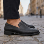 Burton Polished Leather Loafers - Black - slip-on shoes - Brondals - Image 4
