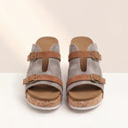 Mellina Platform Sandals - Gray - platform sandals - Brondals - Image 3