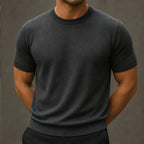 Callan Merino Cashmere T-Shirt - Gray - T-Shirts - Brondals - Image 1
