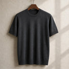 Callan Merino Cashmere T-Shirt - Gray - cashmere blend - Brondals - Image 4