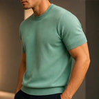 Callan Merino Cashmere T-Shirt - Green - T-Shirts - Brondals - Image 1