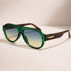 Capella Shades - Green Leopard - Sunglasses - Brondals - Image 1