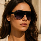 Capella Shades - Black Leopard - oversized sunglasses - Brondals - Image 3