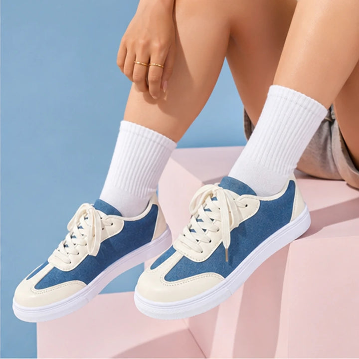 Capri Denim Low-Top Sneaker - Off White - casual shoes - Brondals - Image 5