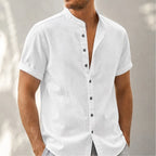 Carver Lightweight Linen Shirt - White - linen shirt - Brondals - Image 2