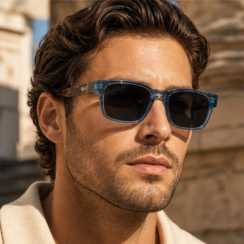 Caspian Polarized Shades - Blue - polarized sunglasses - Brondals - Image 3