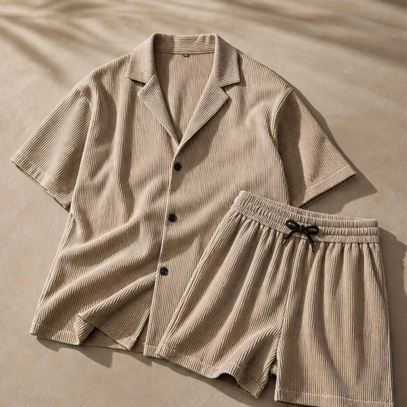 Clifford Corduroy Vacation Set - Khaki - Outfit Set - Brondals - Image 1