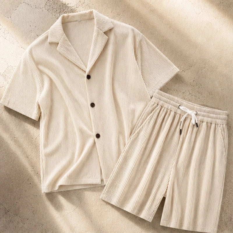 Clifford Corduroy Vacation Set - Beige - Outfit Set - Brondals - Image 1