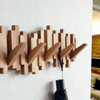 Handmade Wooden Wall Mounted Coat Rack