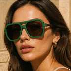 Corsica Statement Shades - Leopard Green - uv400 - Brondals - Image 4