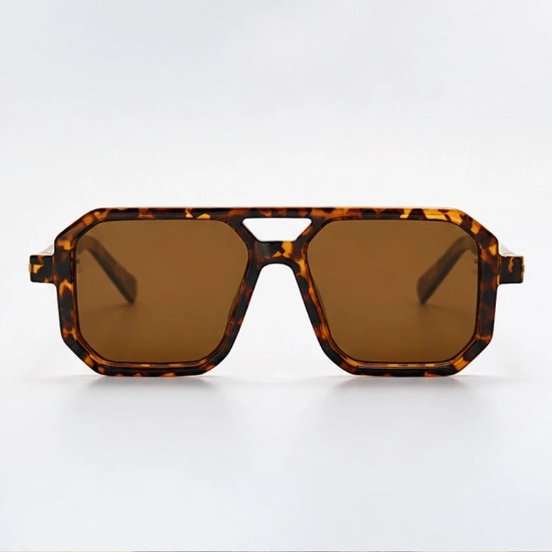 Corsica Statement Shades - Leopard Brown - sunglasses - Brondals - Image 2