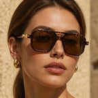 Corsica Statement Shades - Leopard Brown - uv400 - Brondals - Image 4