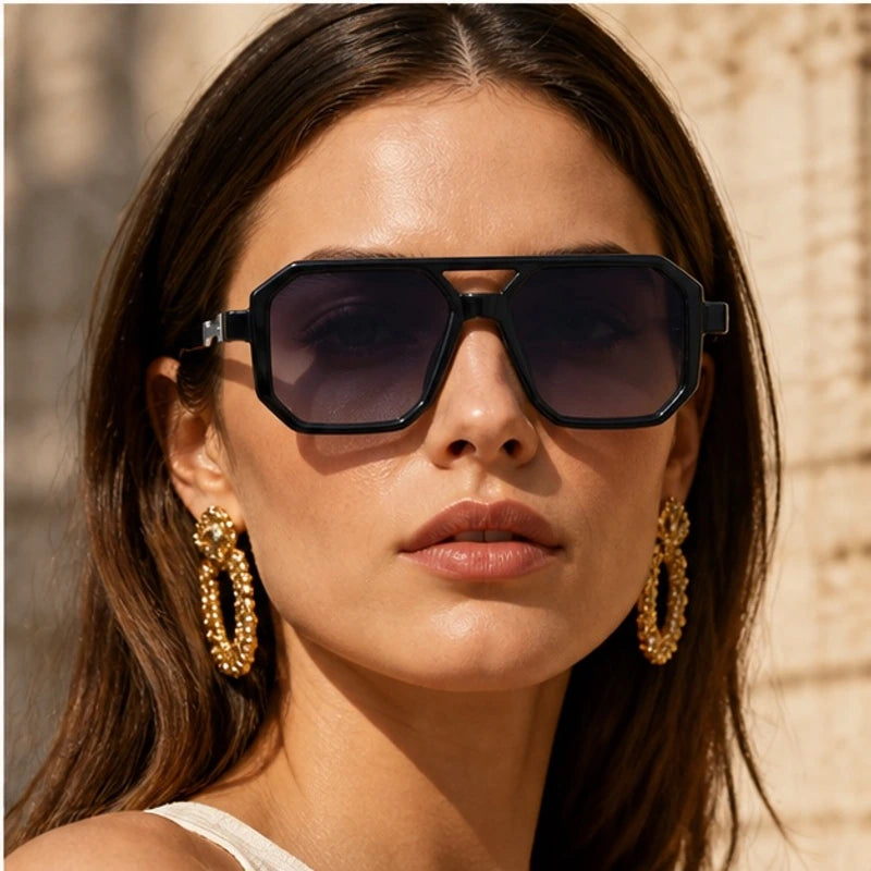 Corsica Statement Shades - Black Silver - uv400 - Brondals - Image 4