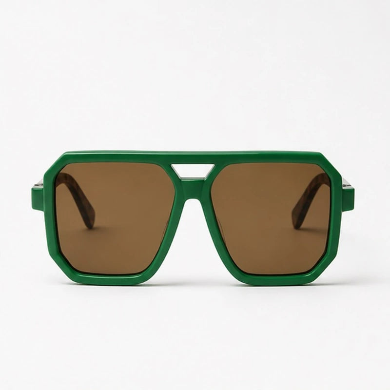 Corsica Statement Shades - Leopard Green - sunglasses - Brondals - Image 2