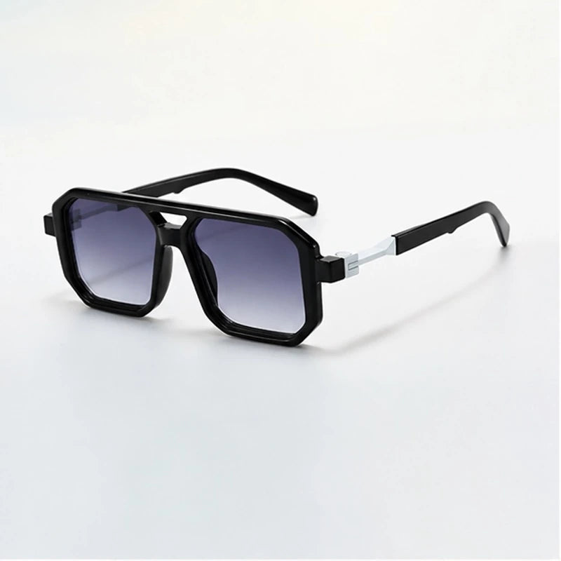 Corsica Statement Shades - Black Silver - Sunglasses - Brondals - Image 1