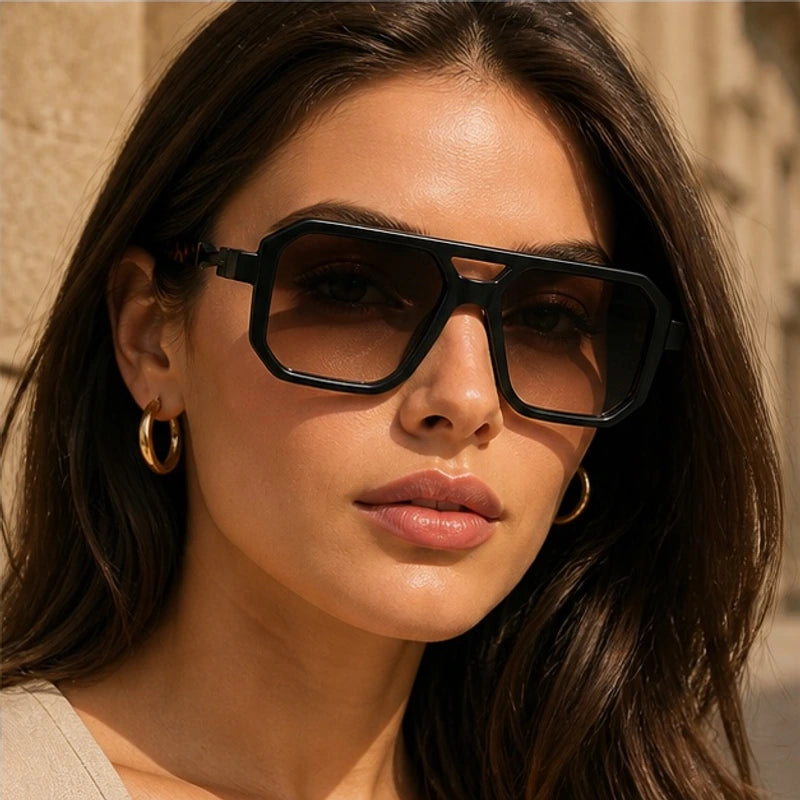 Corsica Statement Shades - Leopard Black - uv400 - Brondals - Image 4