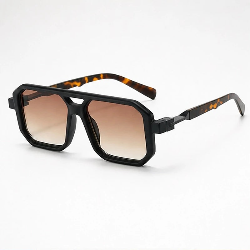 Corsica Statement Shades - Leopard Black - Sunglasses - Brondals - Image 1