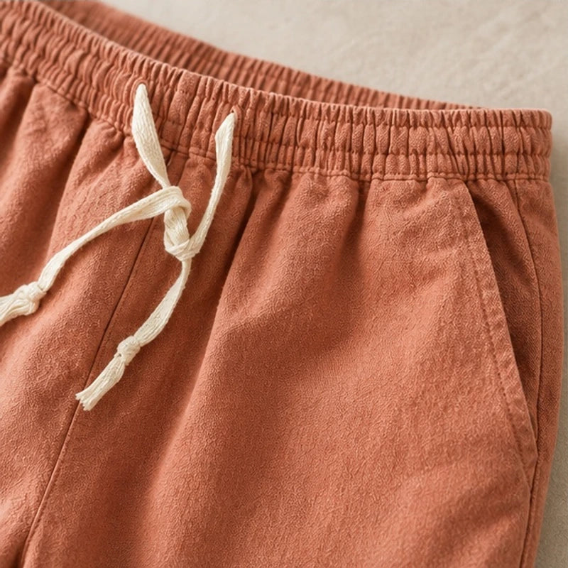 Crawford Drawstring Shorts - Salmon - men's shorts - Brondals - Image 2