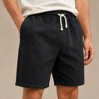 Crawford Drawstring Shorts - Classic Black - men's shorts - Brondals - Image 2