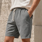 Crawford Drawstring Shorts - Gray - drawstring shorts - Brondals - Image 3