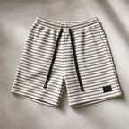 Dempsey Stripe Shorts - Cream - Shorts - Brondals - Image 1