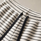 Dempsey Stripe Shorts - Cream - men's shorts - Brondals - Image 2