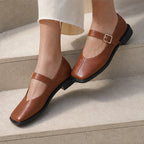 Desiree Leather Mary Janes - Brown - mary jane shoes - Brondals - Image 4
