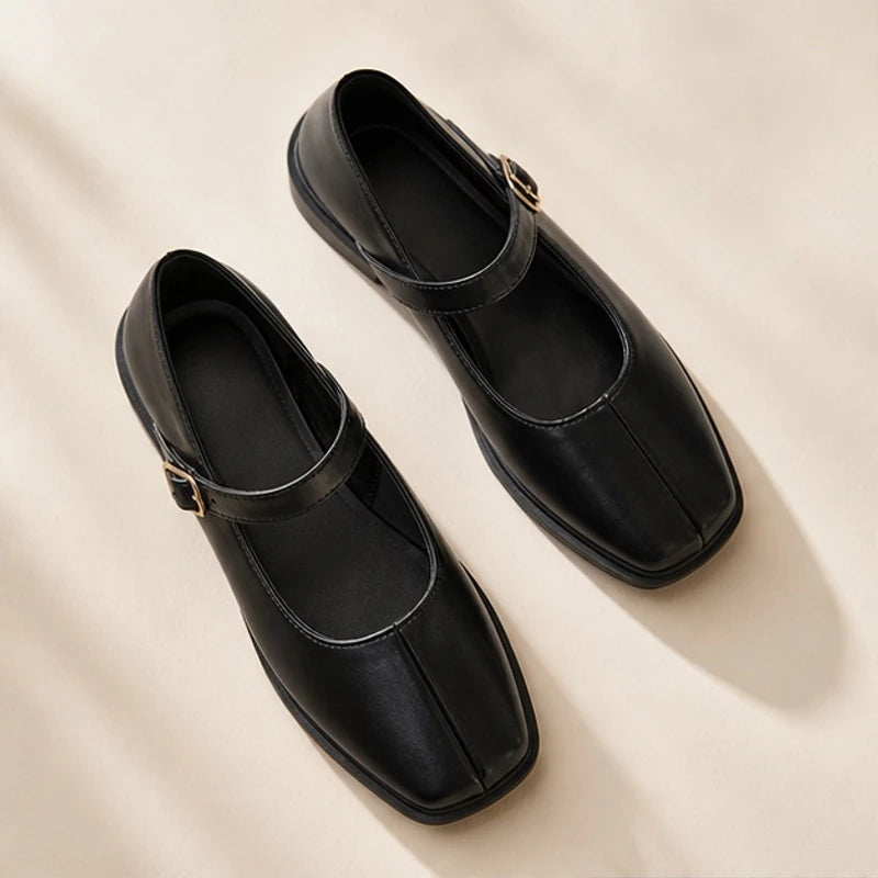 Desiree Leather Mary Janes - Black - Shoes - Brondals - Image 1