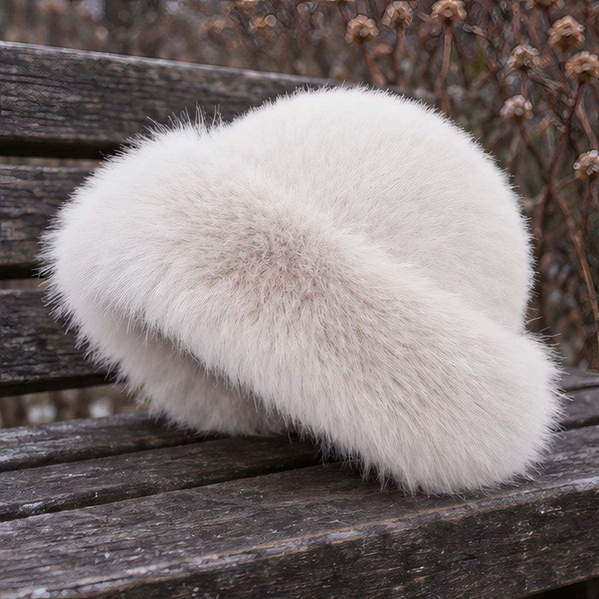Dorina Women's Fur Brim Hat - White - female - Brondals - Image 3