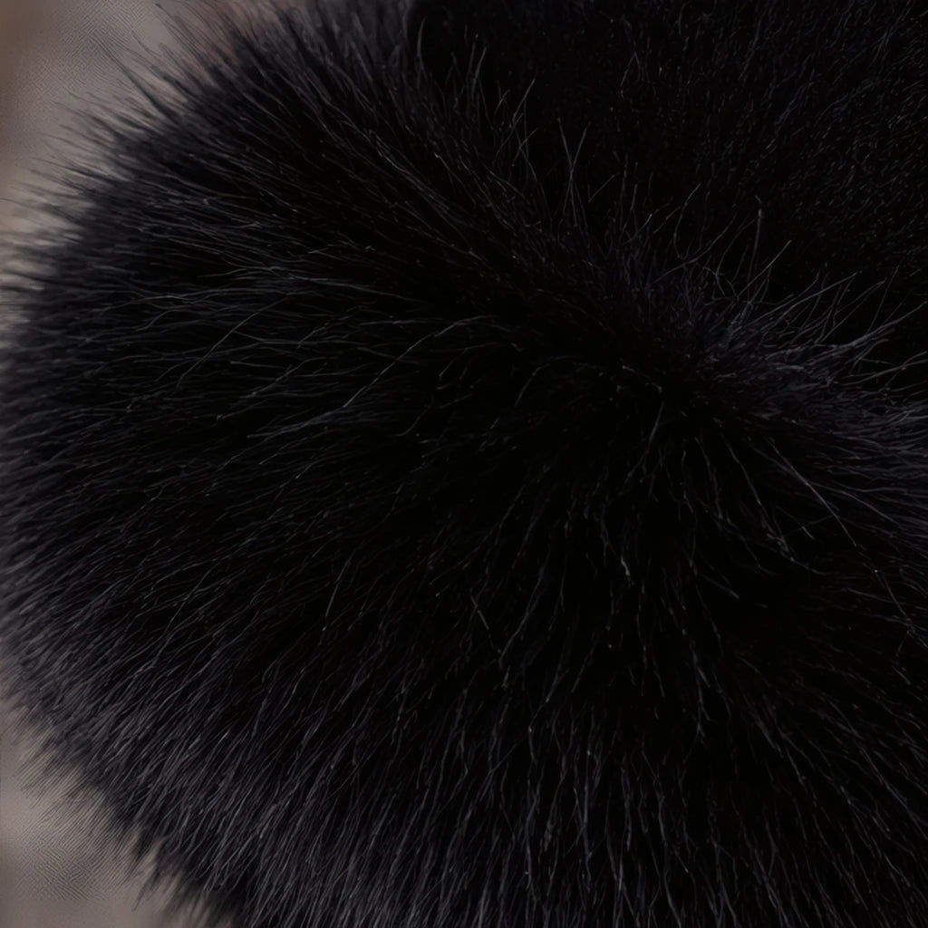 Dorina Women's Fur Brim Hat - Black - Women's Accessories > Hats > Faux Fur Hats - Brondals - Image 4