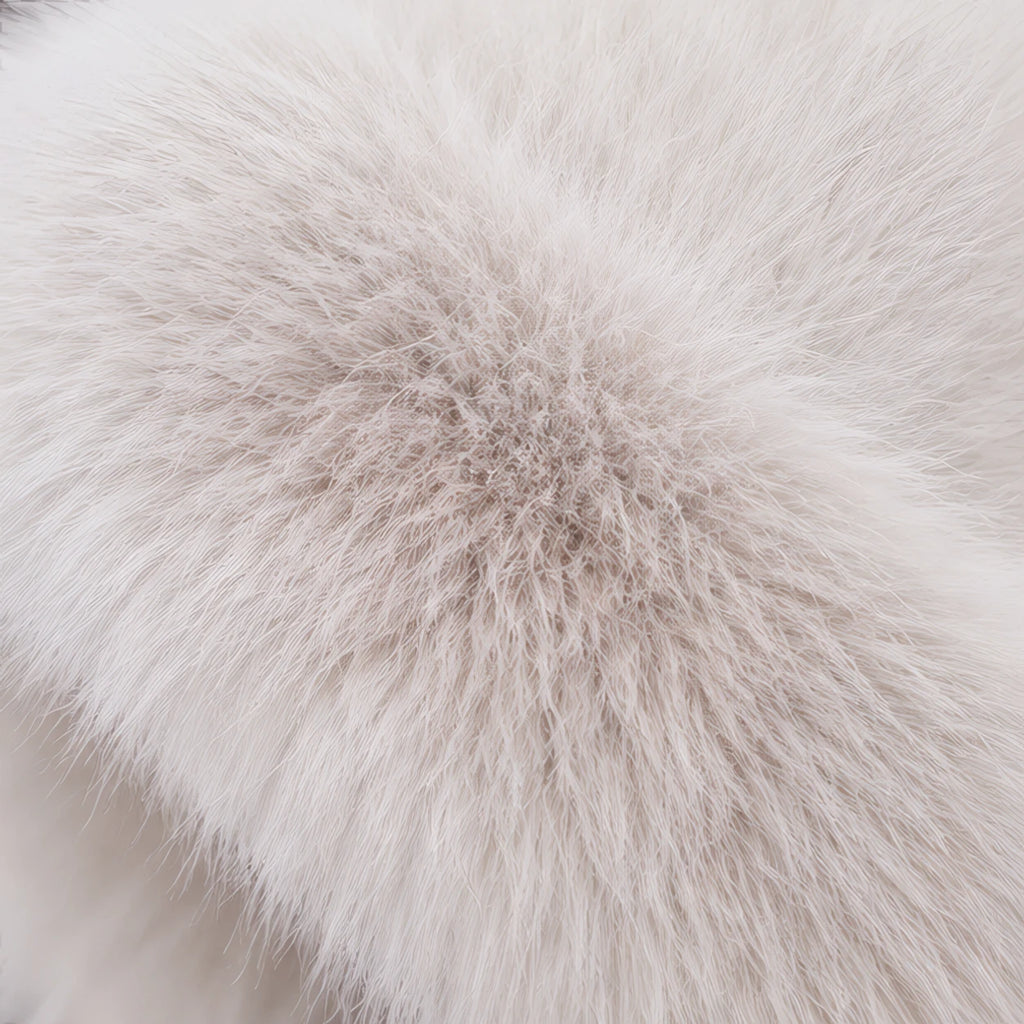 Dorina Women's Fur Brim Hat - White - Women's Accessories > Hats > Faux Fur Hats - Brondals - Image 4