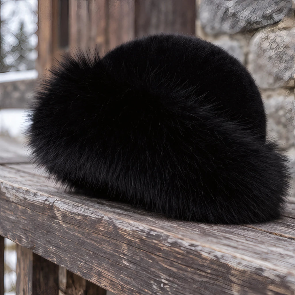 Dorina Women's Fur Brim Hat - Black - female - Brondals - Image 3