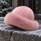 Dorina Women's Fur Brim Hat - Pink - female - Brondals - Image 3