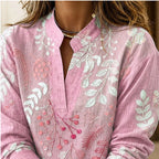 Dorothea Pastel Floral Blouse - Pink - floral blouse - Brondals - Image 3