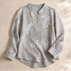 Dorothea Pastel Floral Blouse - Grey - Blouse - Brondals - Image 1