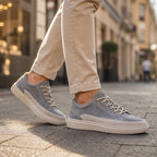 Dudley Soft Suede Sneakers - Gray - suede sneakers - Brondals - Image 3