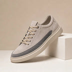 Dudley Soft Suede Sneakers - Beige - Sneakers - Brondals - Image 1