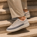Dudley Soft Suede Sneakers - Beige - suede sneakers - Brondals - Image 3