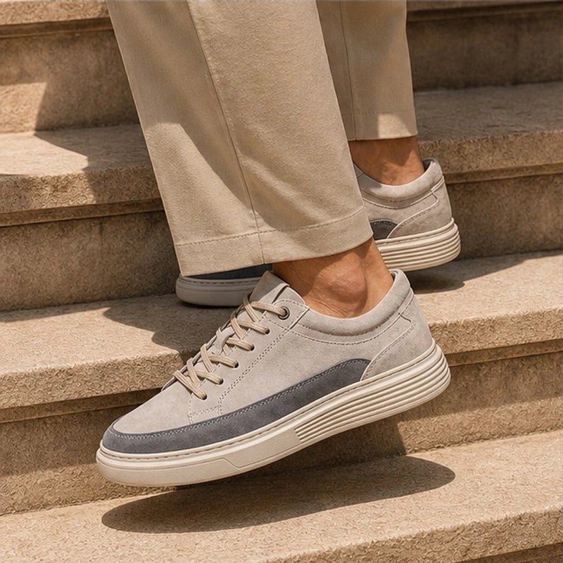 Dudley Soft Suede Sneakers - Beige - suede sneakers - Brondals - Image 3