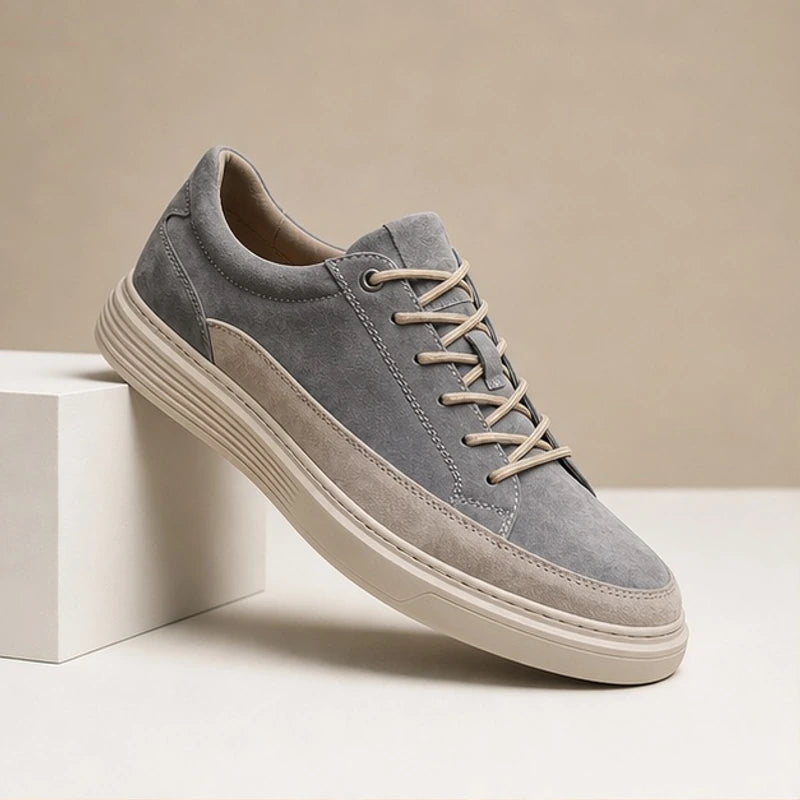 Dudley Soft Suede Sneakers - Gray - Sneakers - Brondals - Image 1