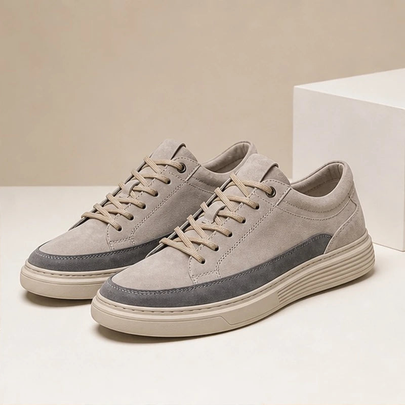 Dudley Soft Suede Sneakers - Beige - men's sneakers - Brondals - Image 2