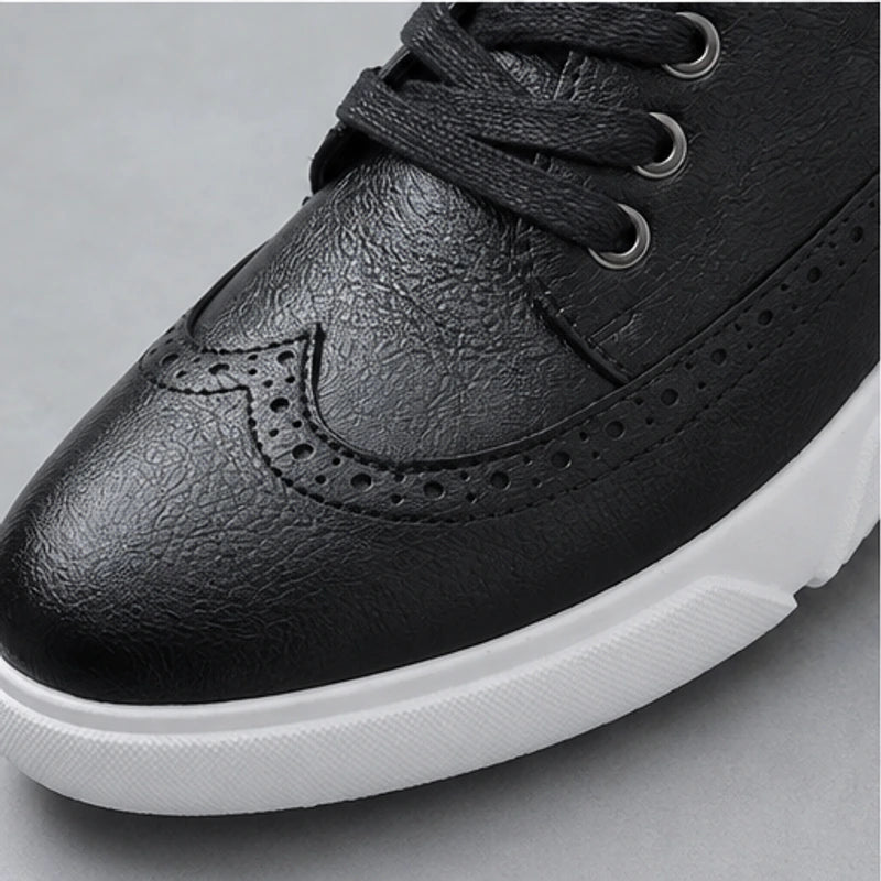 Mason Leather Brogue Sneakers - Black - sneakers - Brondals - Image 2