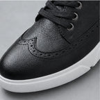 Mason Leather Brogue Sneakers - Black - sneakers - Brondals - Image 2