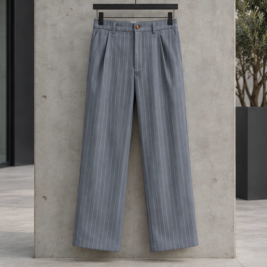 Elwood Men's Pinstripe Pants - Gray - Department: Men - Brondals - Image 3