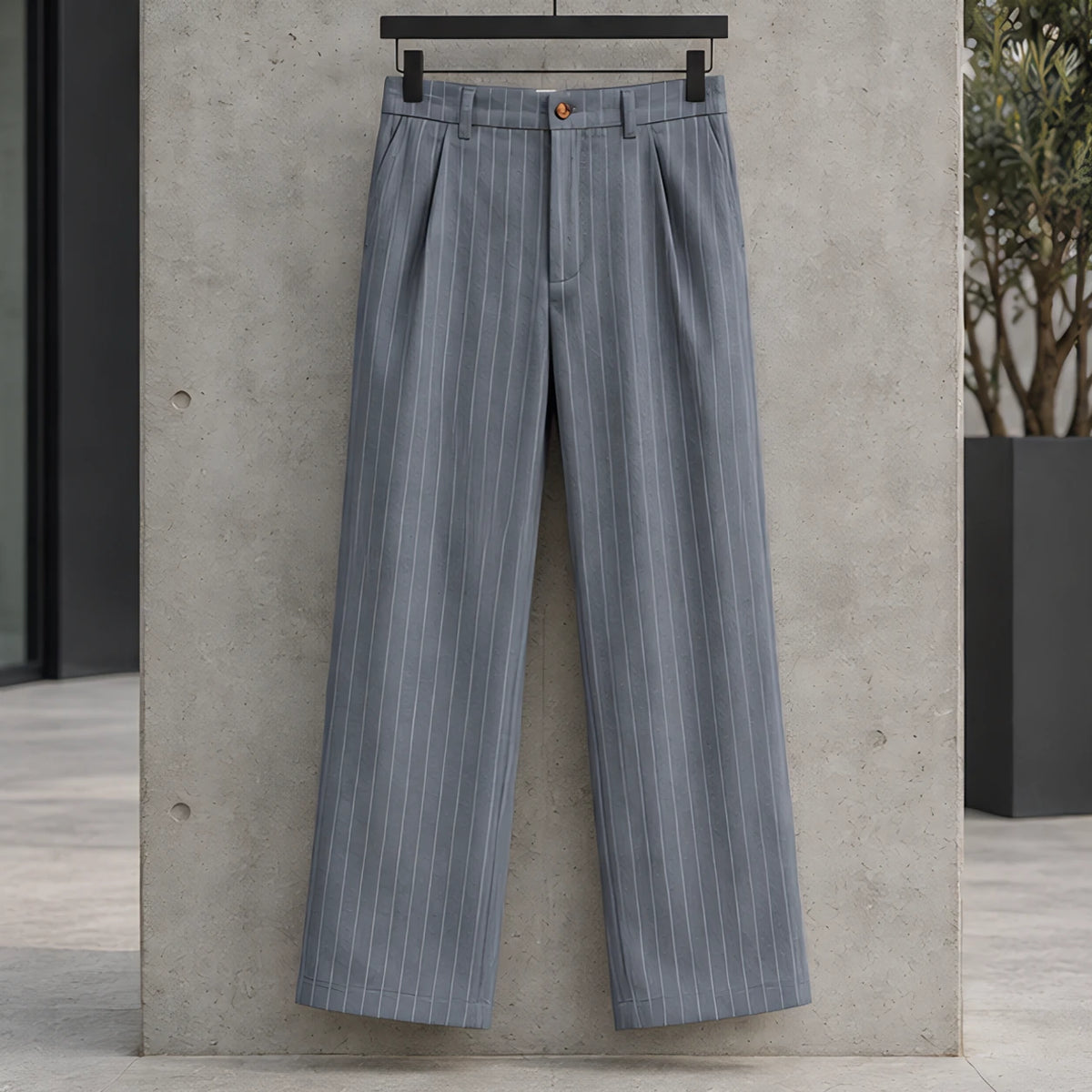 Elwood Men's Pinstripe Pants - Gray - Department: Men - Brondals - Image 3